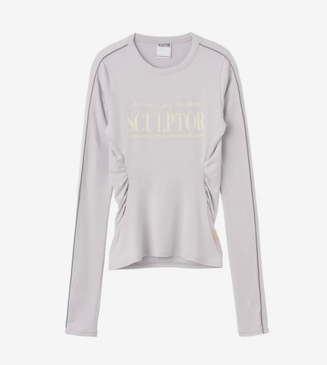 Sculptor 스컬프터 sports lettering l/s tee 상품이미지1