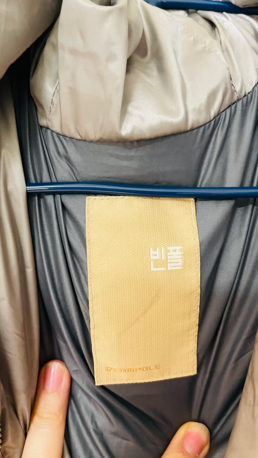 빈폴 여성 롱 구스 다운 경량 패딩 후드 조끼 55-66 솜털 90% 상품이미지6