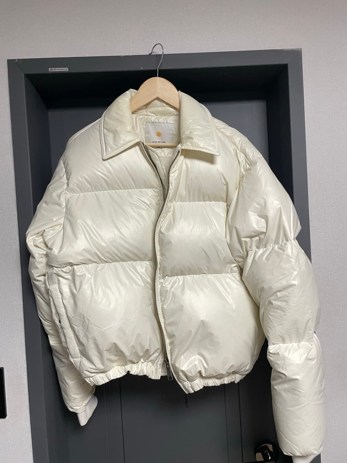 에드리엘로스 깡스타일리스 숏패딩 (m ) 아이보리 상품이미지1