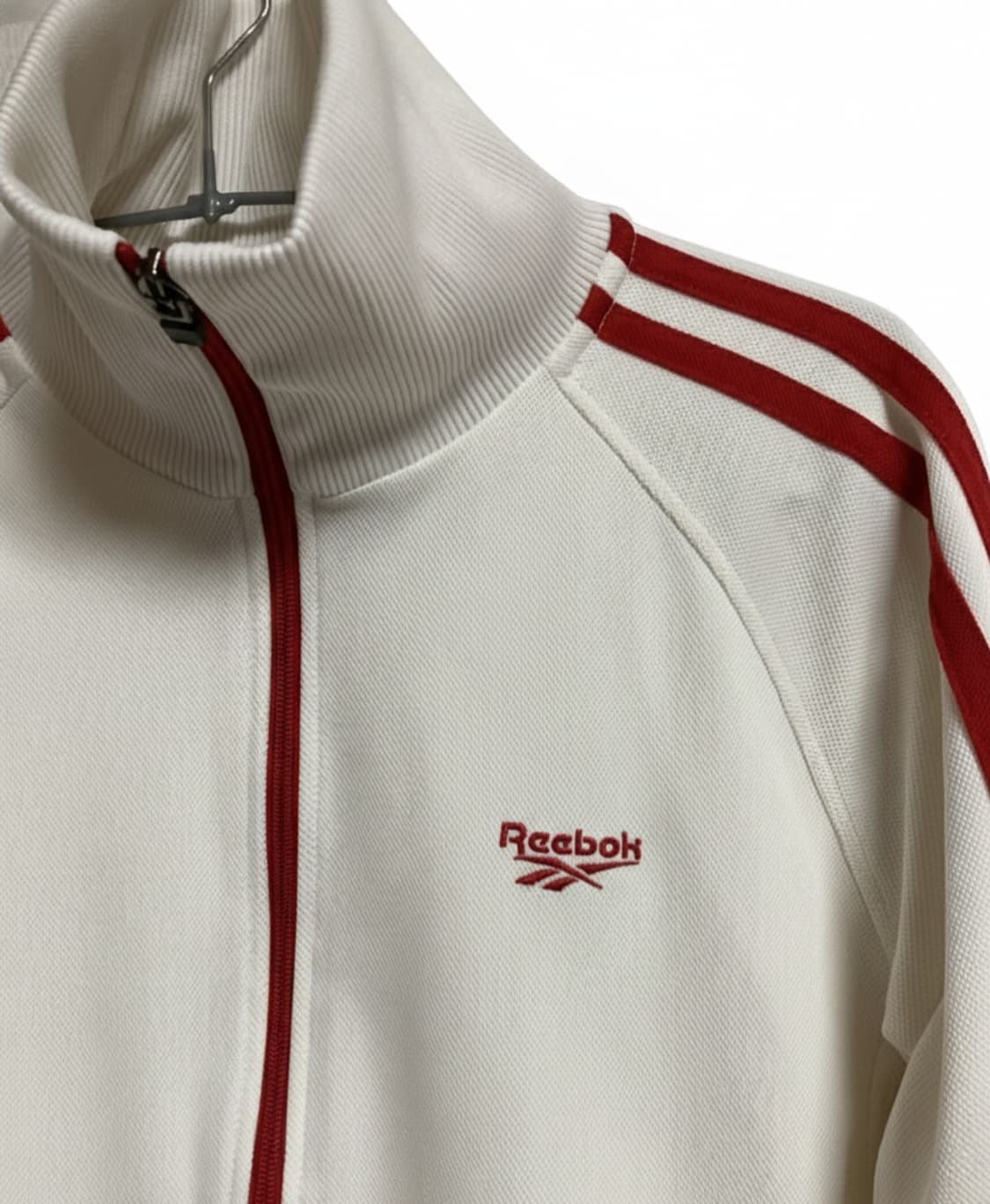 리복 빈티지 져지 트랙탑(아이보리/레드) 상품이미지5