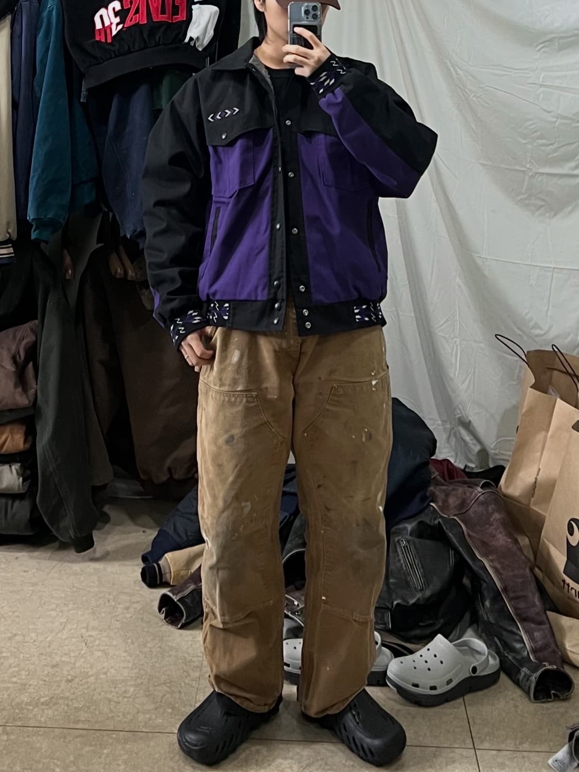 90s DavidJames 웨스턴 자켓 상품이미지4