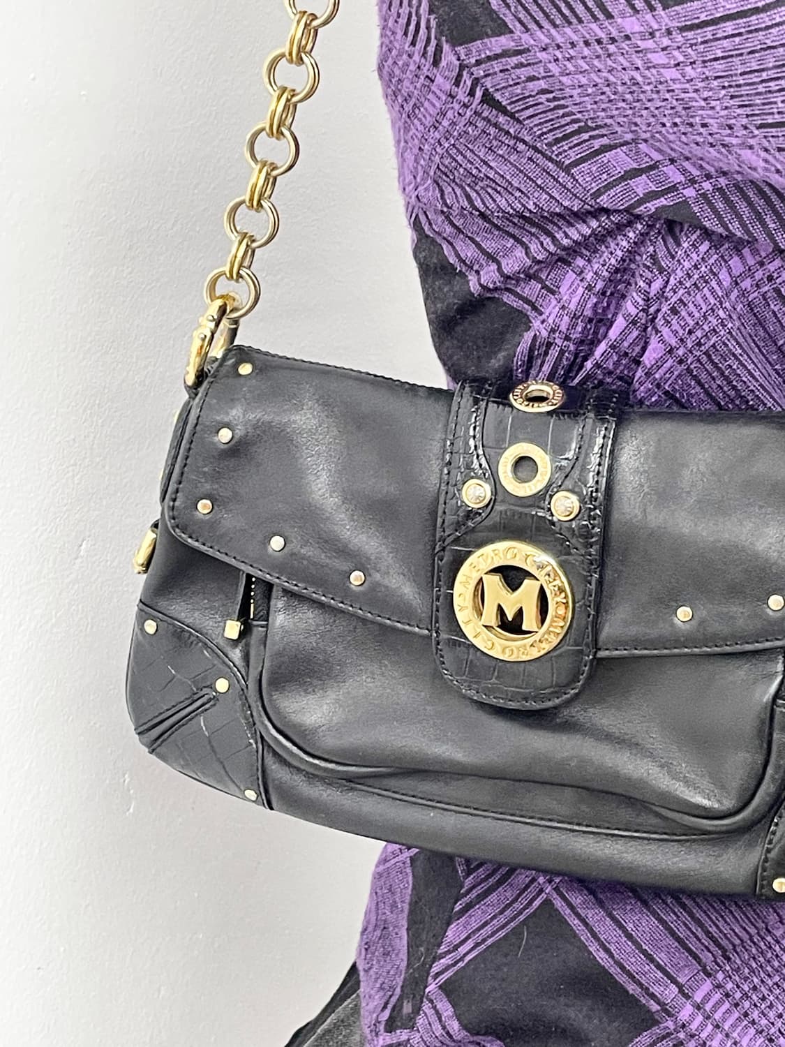 메트로시티 갸루 금장 로고 체인백✨ 상품이미지3