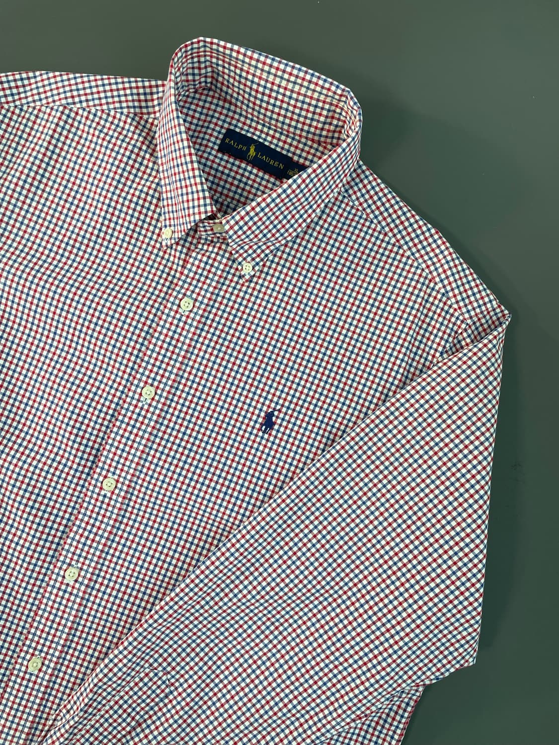 [XL] 폴로 랄프로렌 코튼 깅엄셔츠 상품이미지3