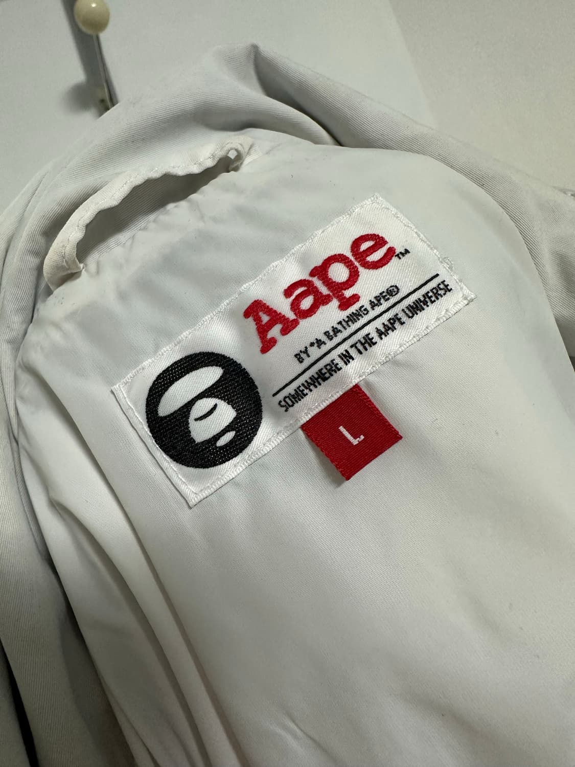 에이프 로고 아노락 자켓 상품이미지4