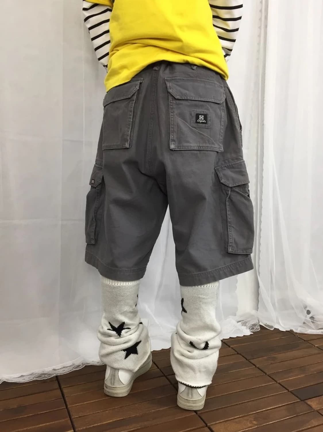 KR3W Brigade Gray Cargo Shorts 상품이미지2
