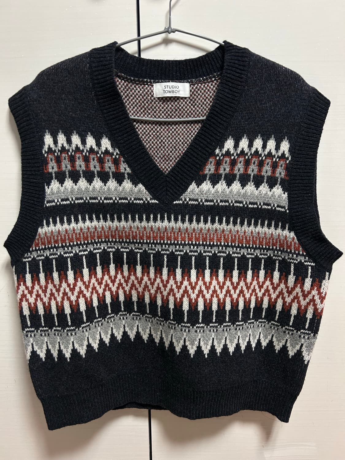스튜디오 톰보이 니트 조끼 (free size) 상품이미지1