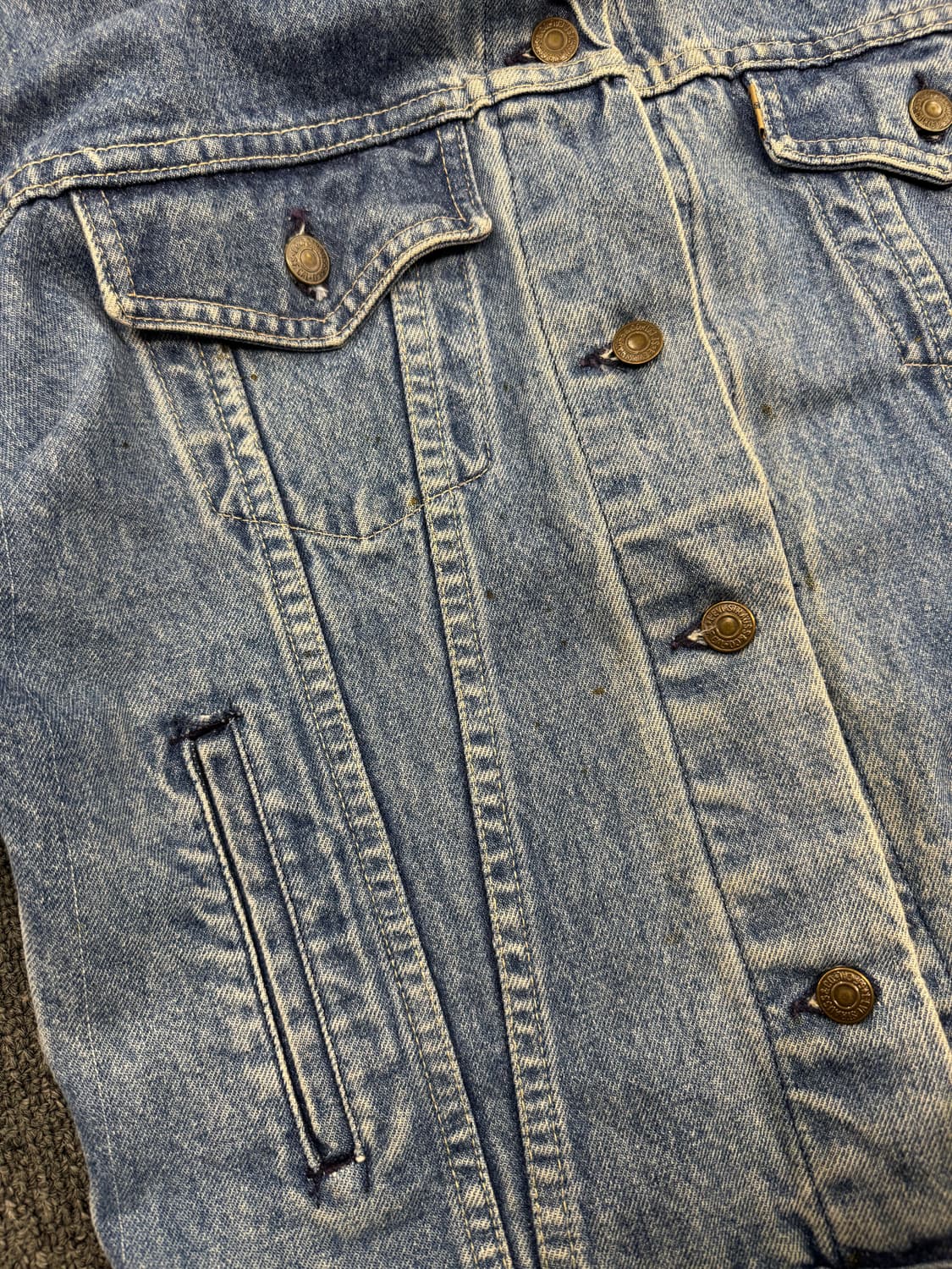 OS)리바이스 빈티지 3세대 연청 트러커 자켓 상품이미지5