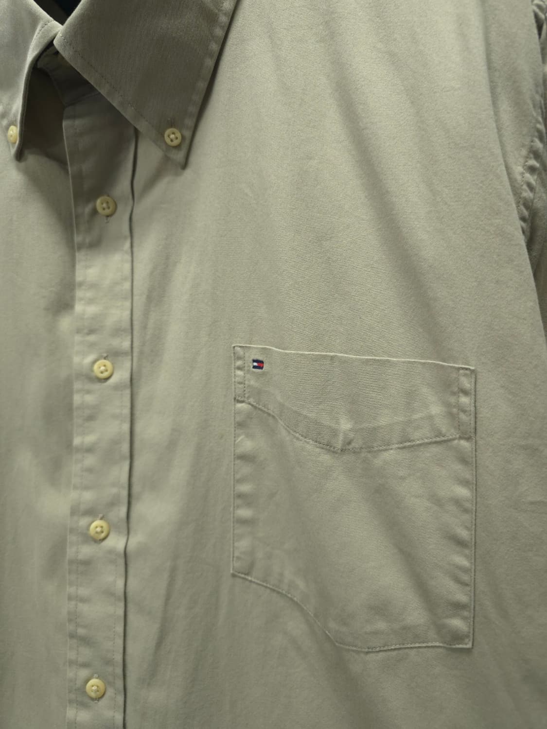 타미힐피거 클래식 베이지 버튼다운 셔츠(110) 상품이미지3