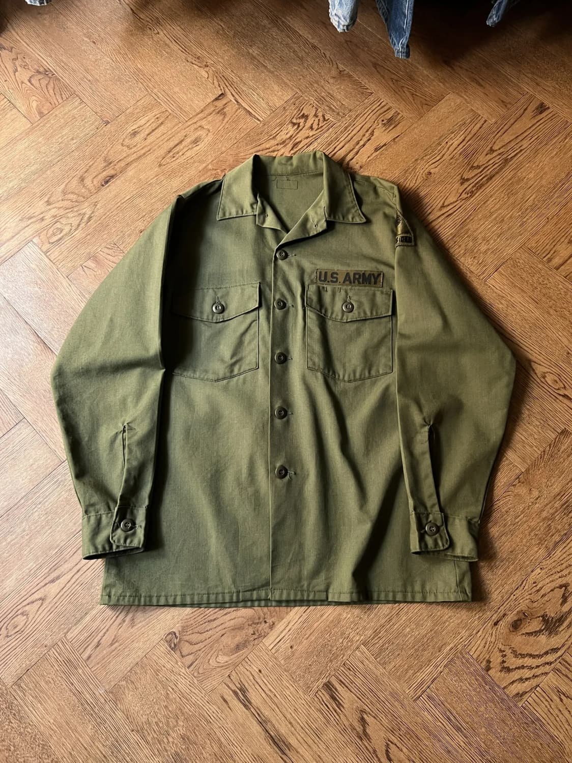 [M]80's 오리지널 U.S ARMY OG-507셔츠 상품이미지1