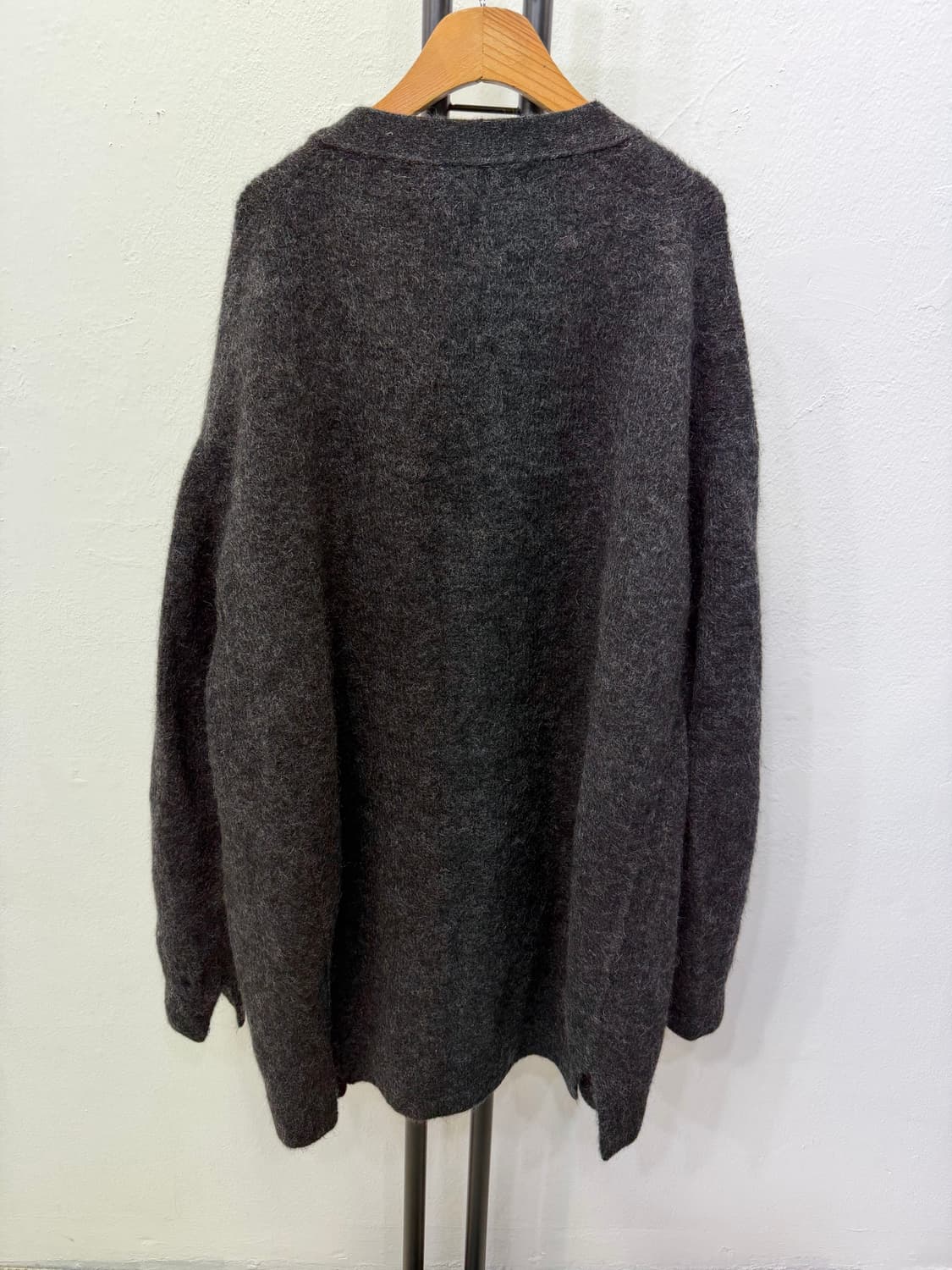 정품) 시스템옴므 한섬 오버사이즈 모헤어 가디건 100 상품이미지5