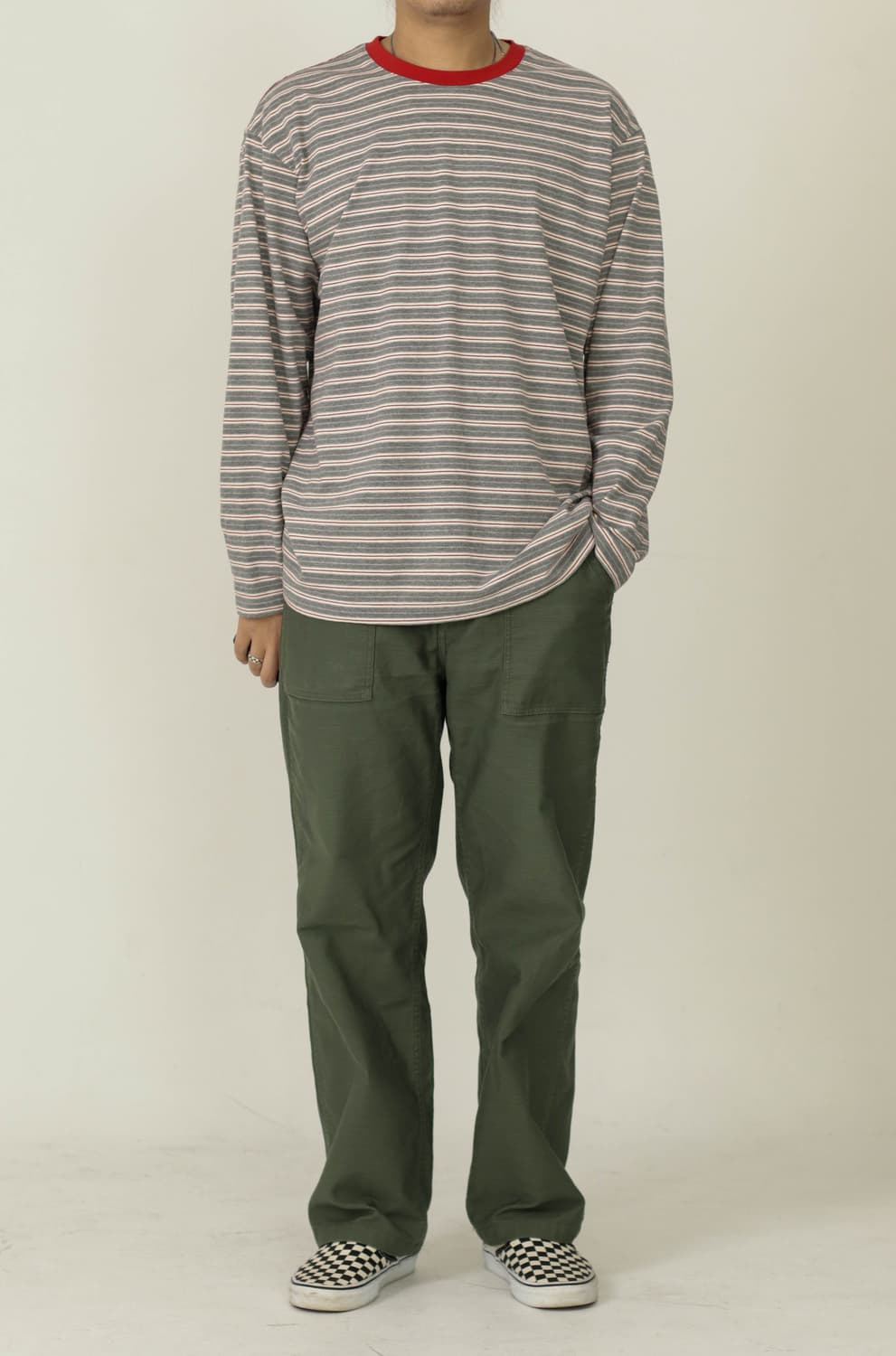 무탠다드 퍼티그 팬츠 세이지 그린 (32)  상품이미지2