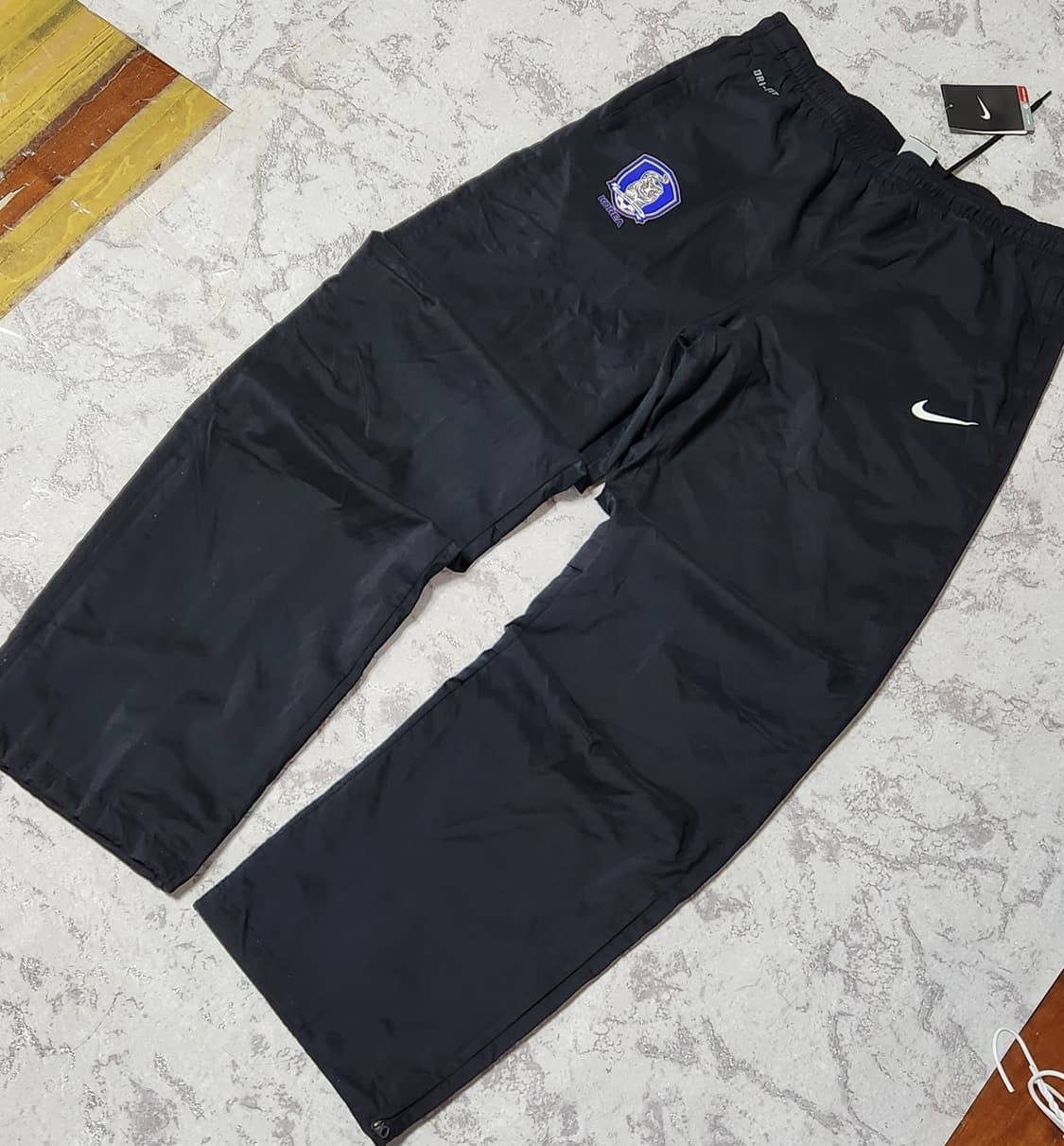 새상품 나이키 대한민국 국대 트랙팬츠 바람막이 와이드 바지 상품이미지2