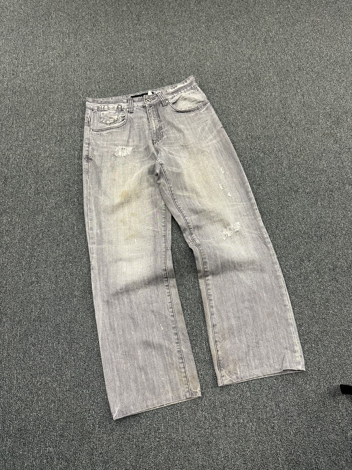 34) ROCAWEAR 로카웨어 그레이 데님팬츠 올드스쿨 힙합팬츠 상품이미지7