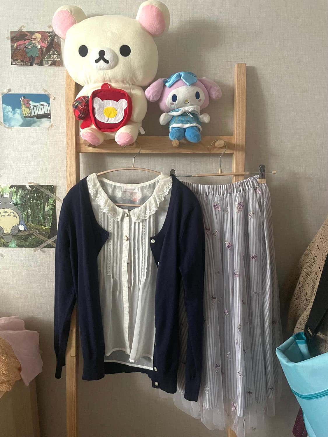 교토 모리걸 네이비가디건 set 상품이미지1