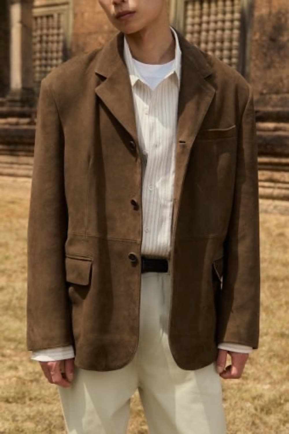 stu 고트 스웨이드 블레이저 (S) 상품이미지1