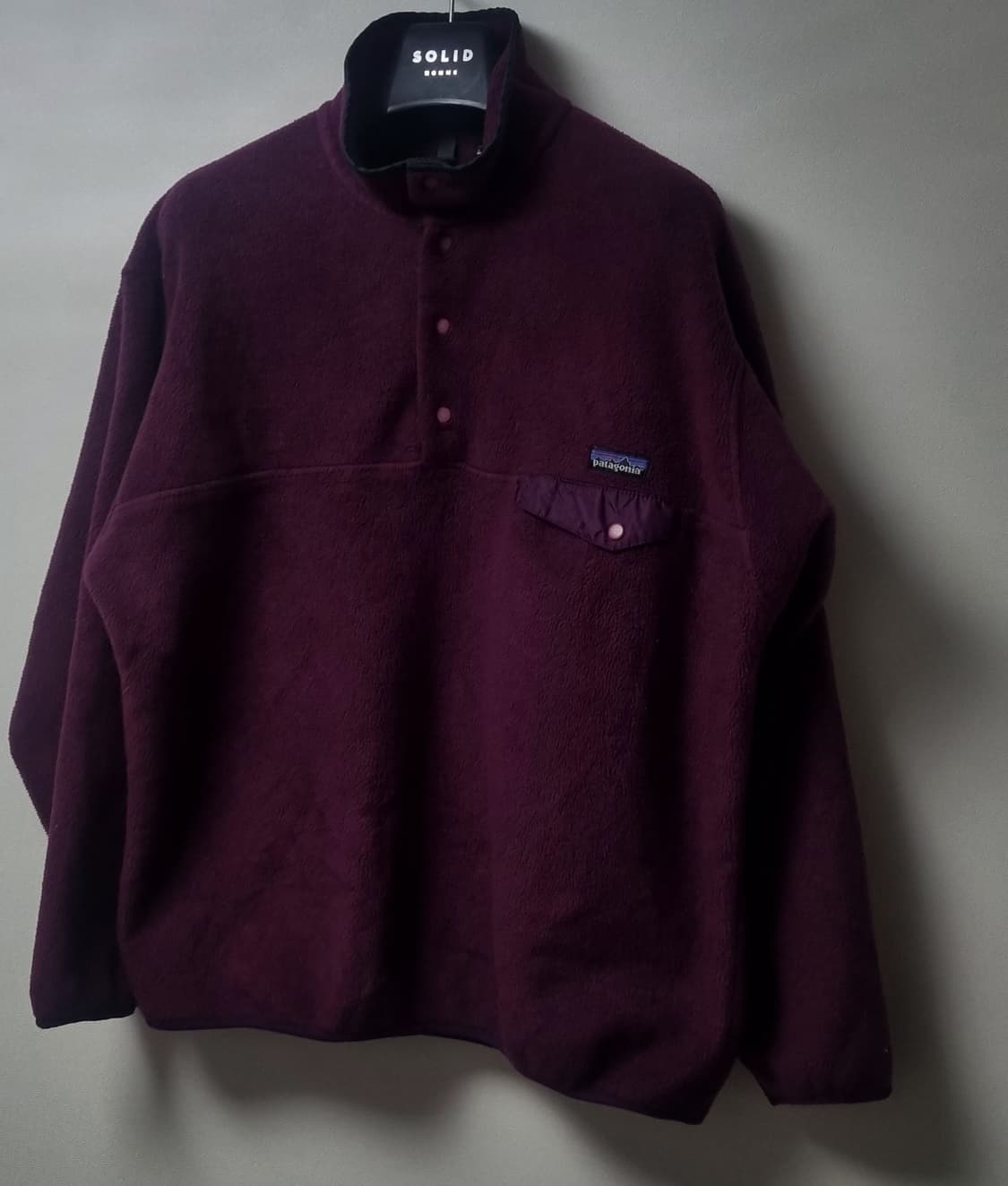 파타고니아 신칠라 버건디 퍼플  made in usa L 상품이미지3