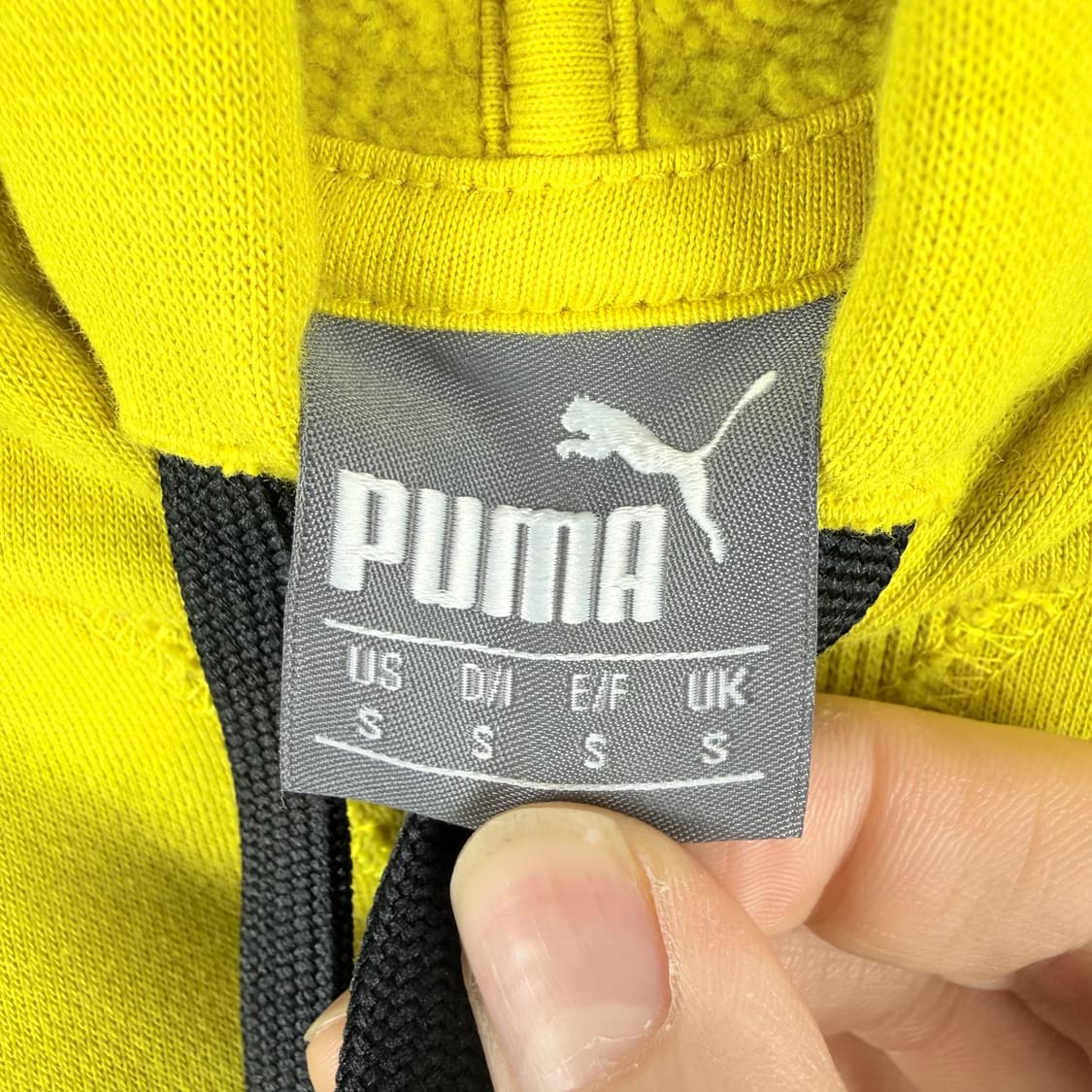 (S) 푸마 도르트문트 후드 티 옐로우 상품이미지5