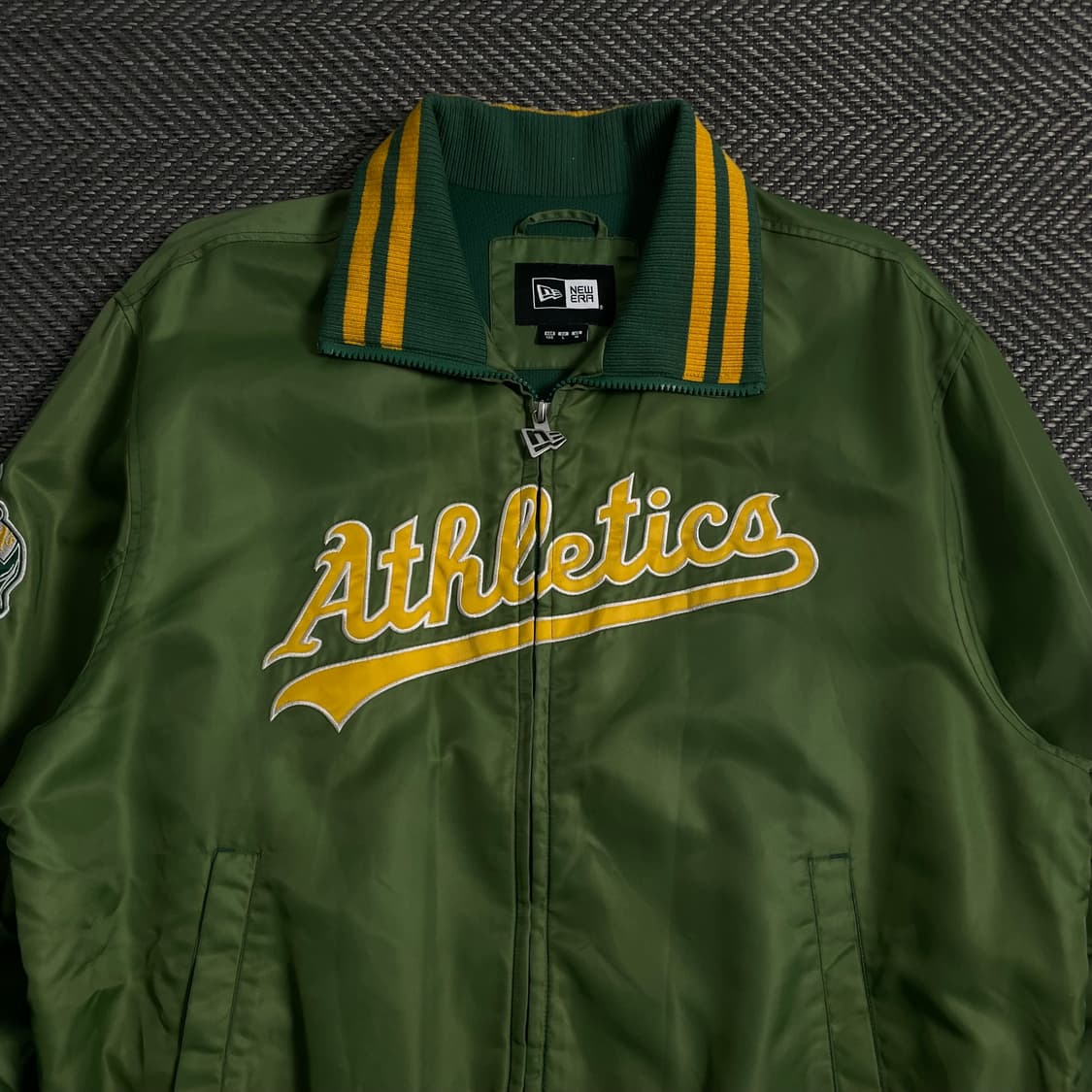 뉴에라 MLB 오클랜드 애슬레틱스 스타디움 바시티 재킷o 3959 상품이미지4