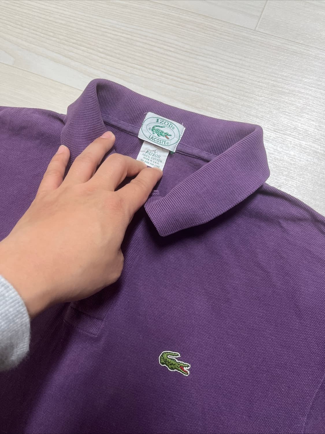 정품 빈티지 IZOD 라코스테 PK 카라티입니다 상품이미지3