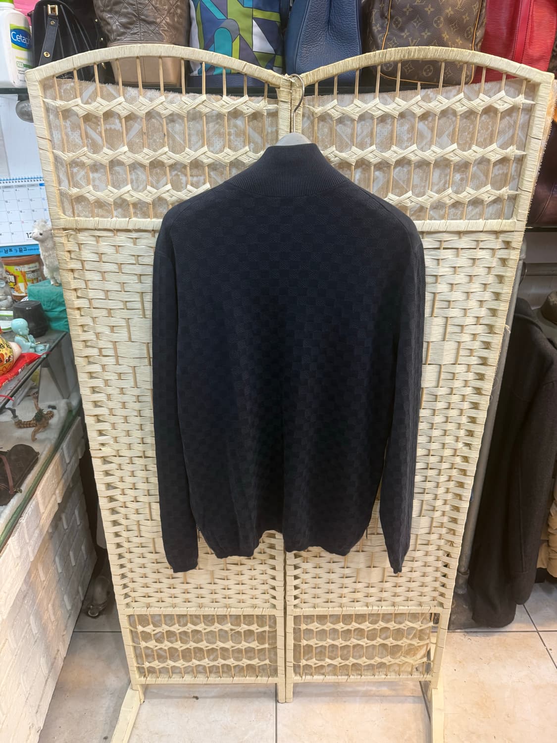 100 정품 루이비통 다미에 캐시혼방 집업 팝니다 상품이미지5