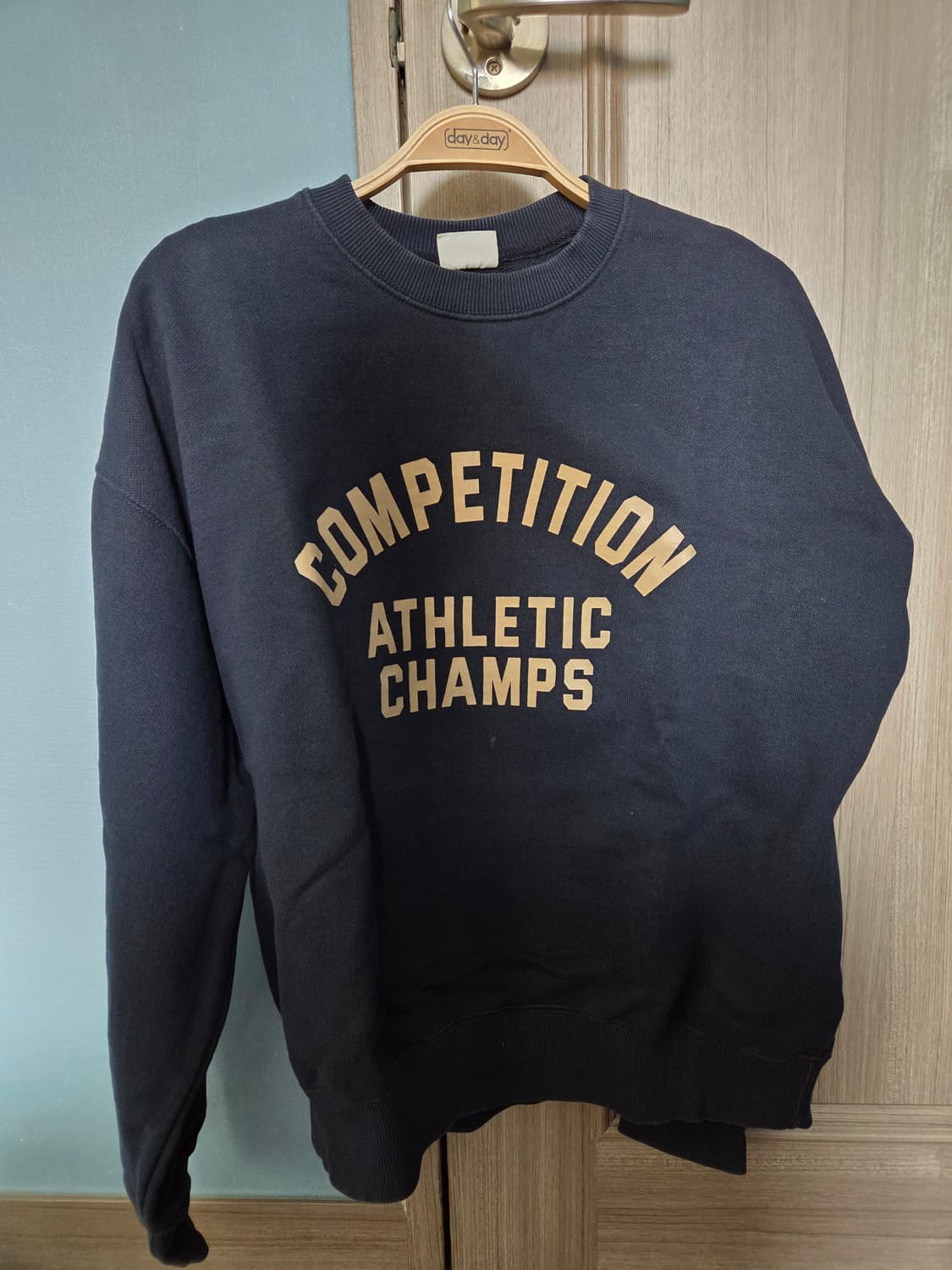 스웻셔츠 네이비 상품이미지1