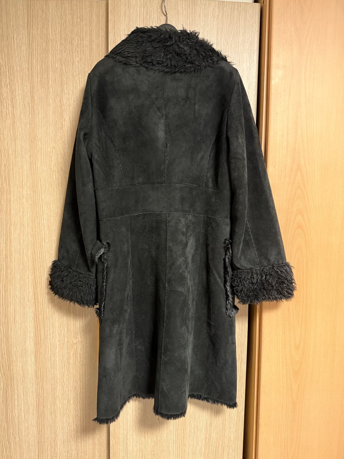 빈티지 롱 무스탕 코트 상품이미지2