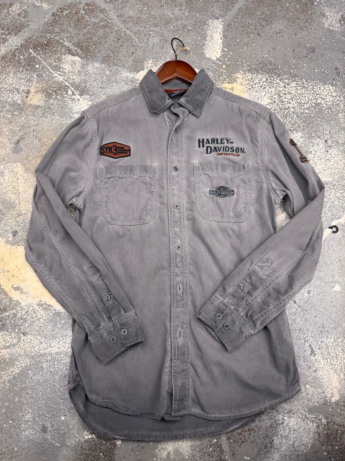 빈티지 할리데이비슨 긴팔 셔츠 상품이미지1