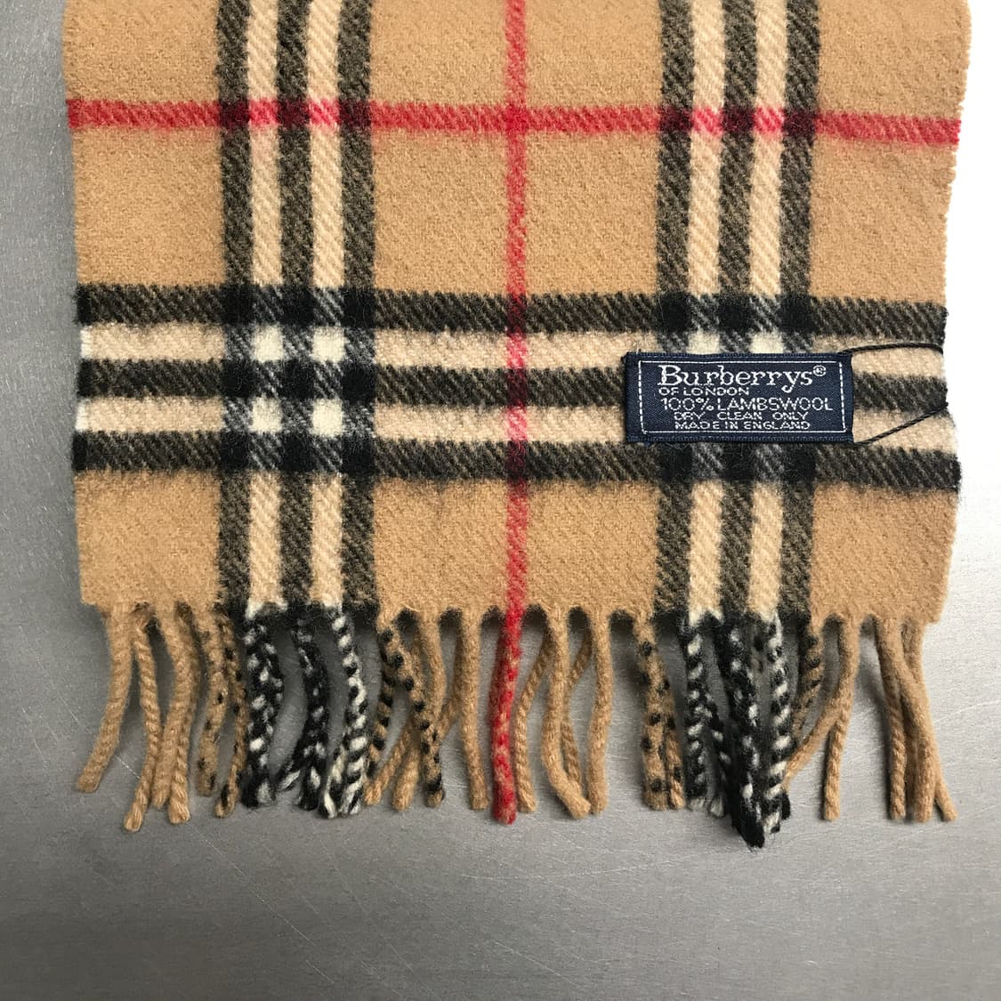 버버리 정품 램스울 머플러 베이지 상품이미지3