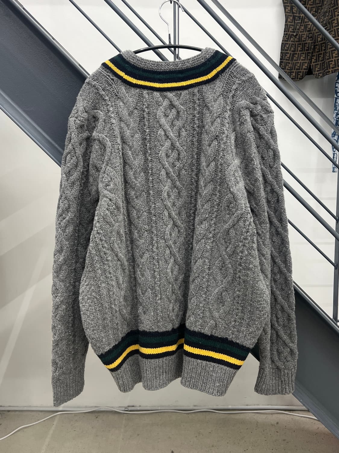 폴로랄프로렌 그레이 헤비울 크리켓 니트 상품이미지4