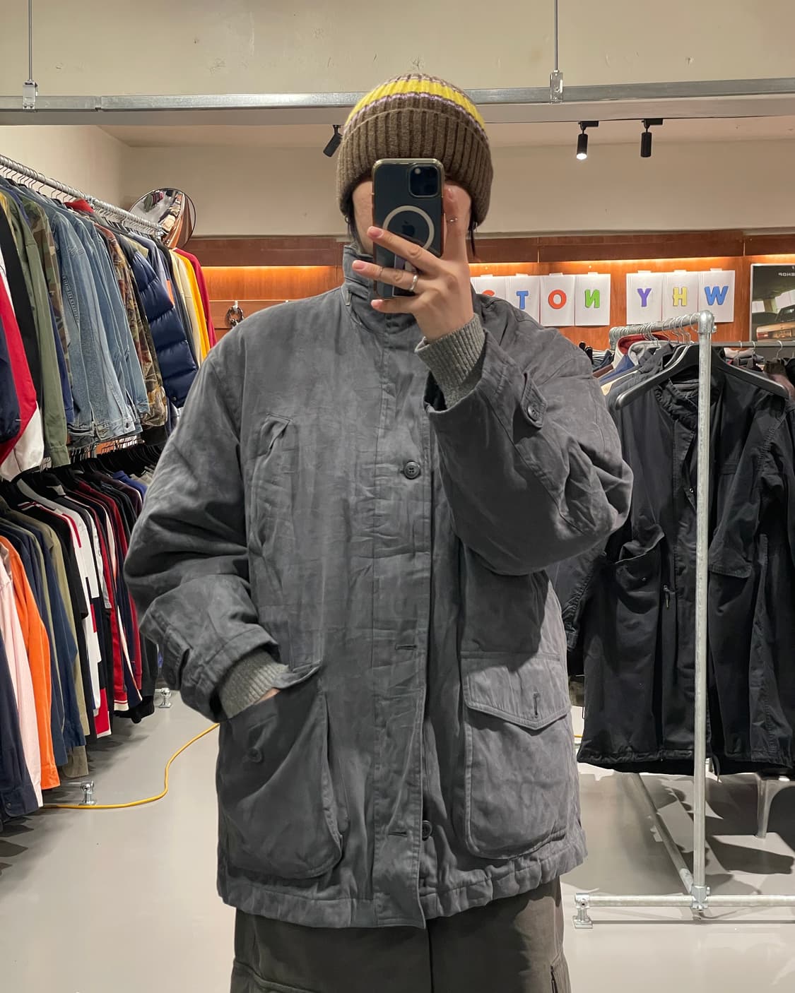 빈티지 사파리 헌팅 자켓 상품이미지3