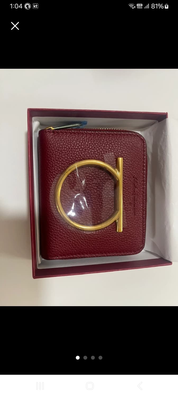 페라가모 간치니 반지갑/새상품 풀구성  상품이미지1