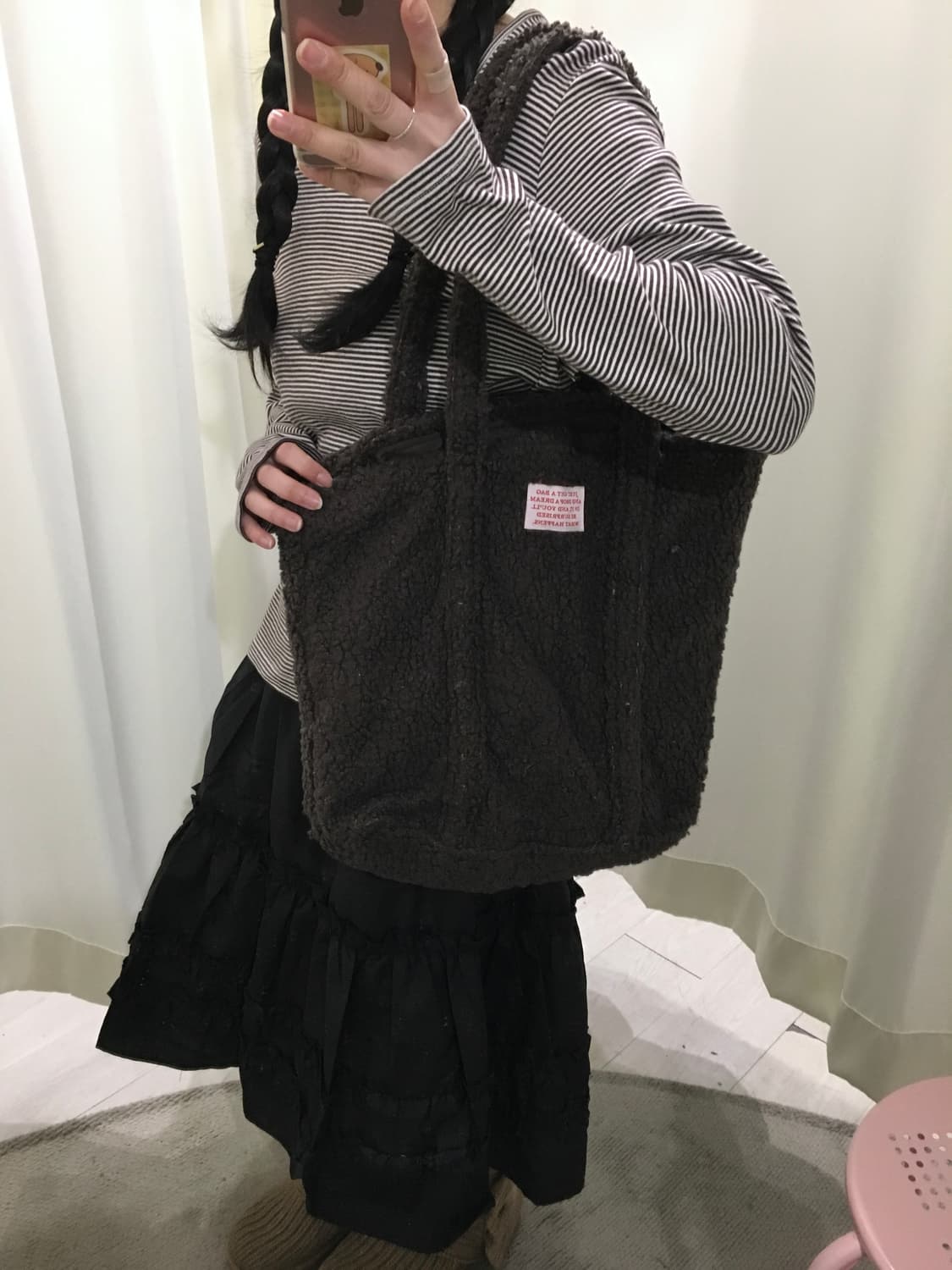 뽀글이 숄더백 상품이미지2