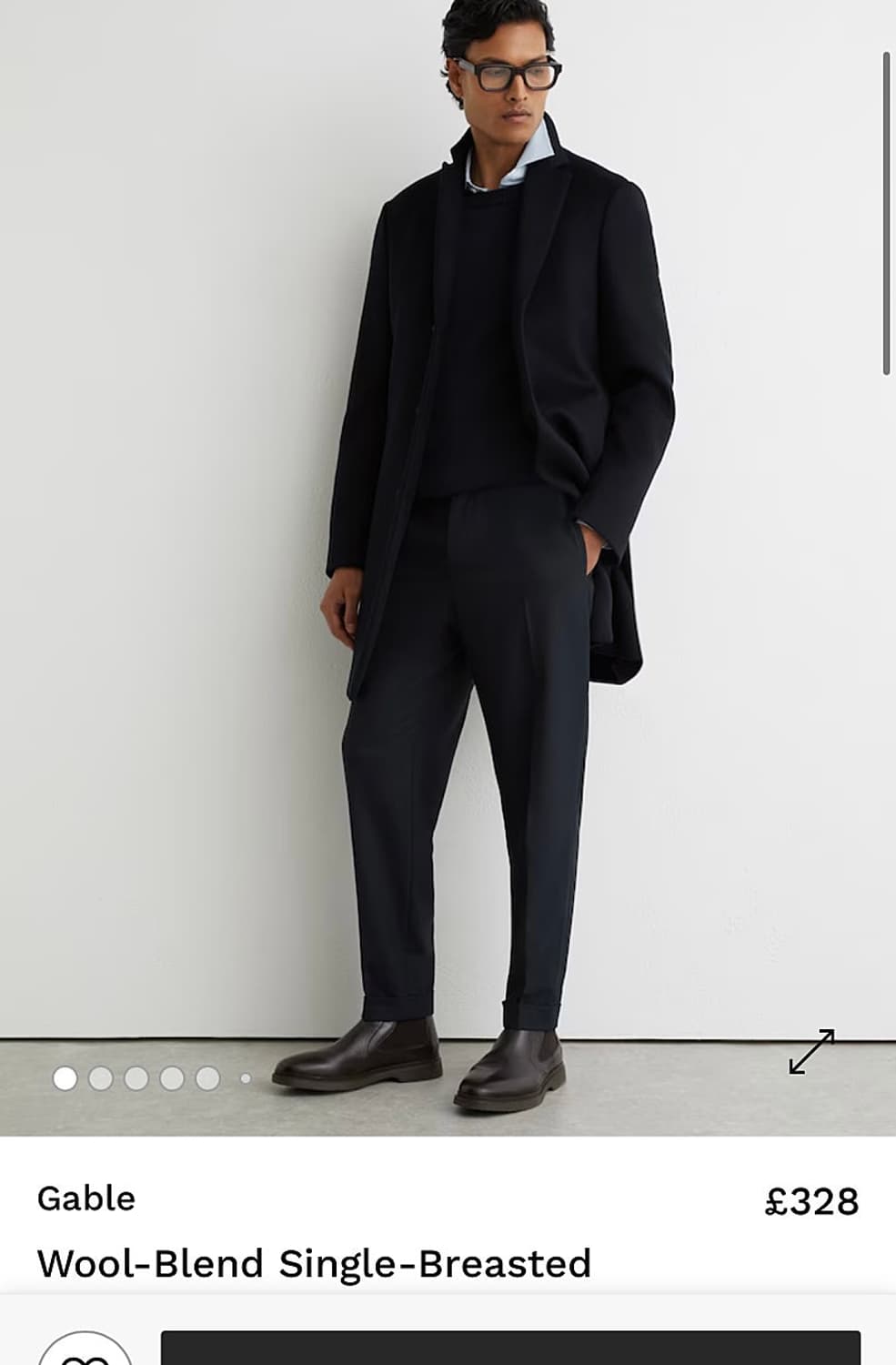 100) 리스 싱글 울코트  상품이미지8