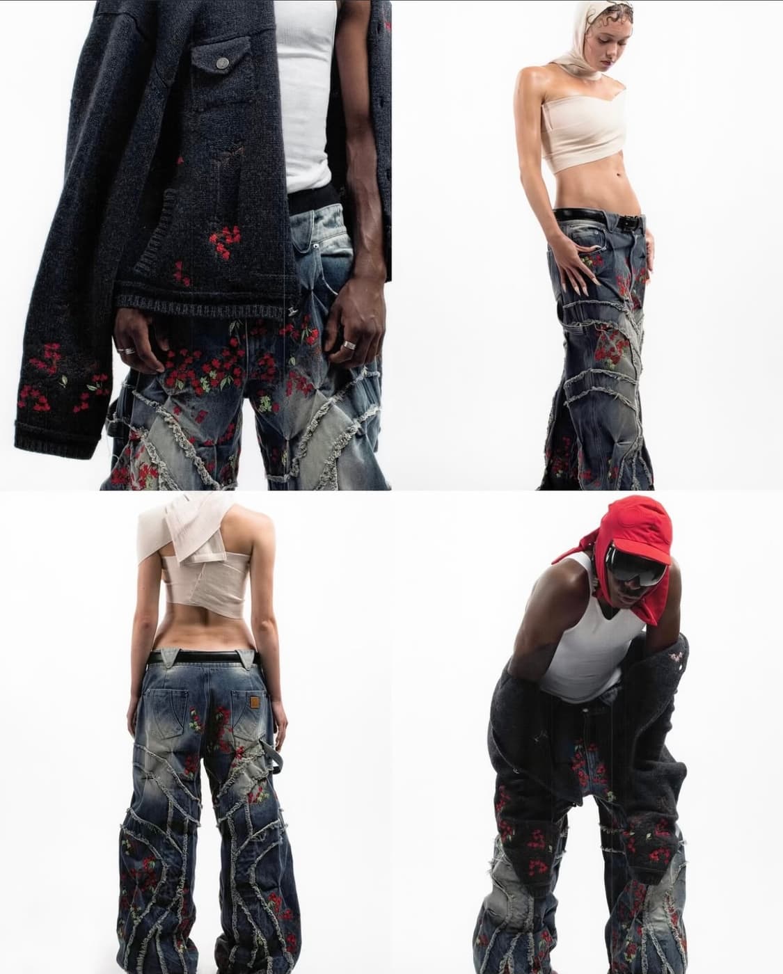 Badson Autumn overgrowth 데님바지 상품이미지2