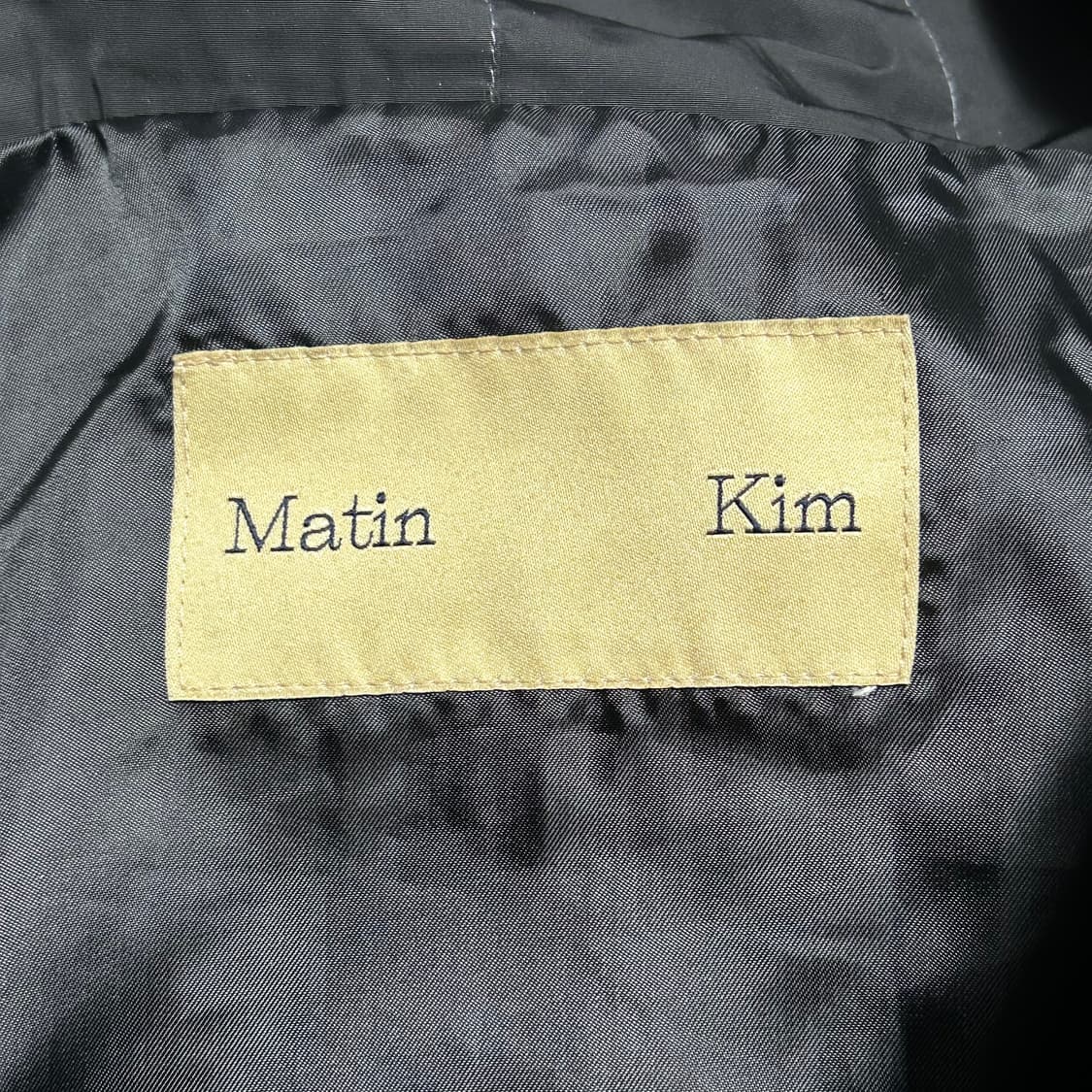 F 마뗑킴 블랙 후드 바람막이 상품이미지4