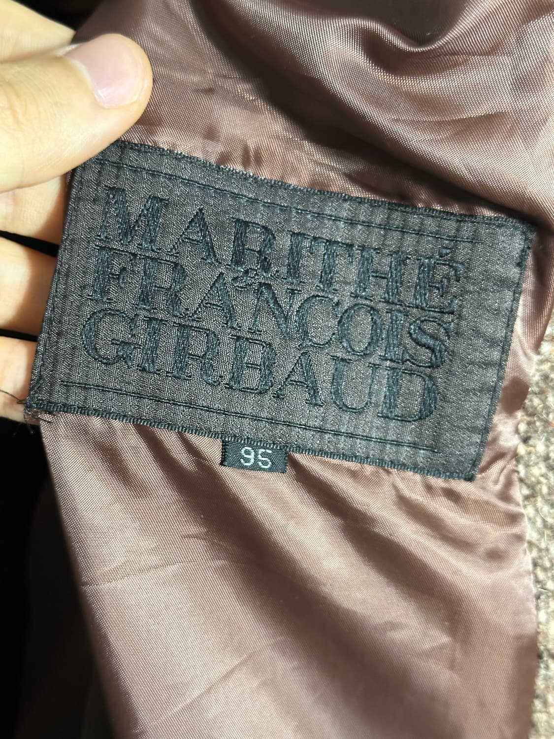 남성 마리떼프랑소와저버 울자켓 95 상품이미지6