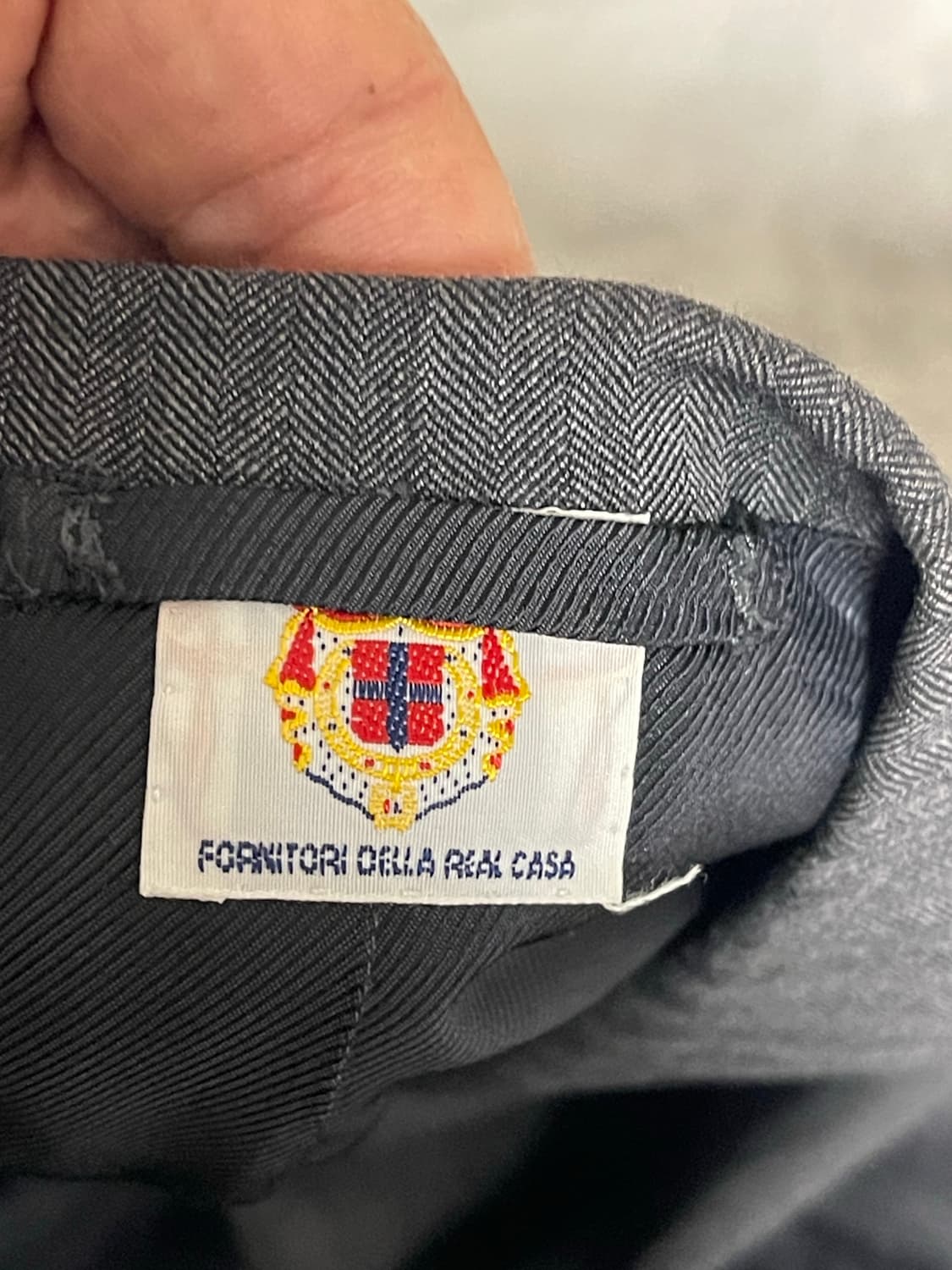 루이지 보렐리(Luigi Borrelli) 그레이 헤링본 패턴 자켓54 상품이미지9