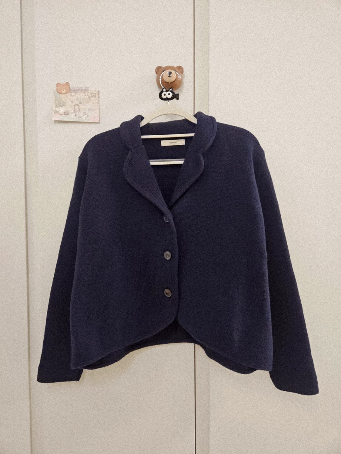 어베인 시그니처텍 캐시미어 울 니트자켓 (옷장정리) 상품이미지9