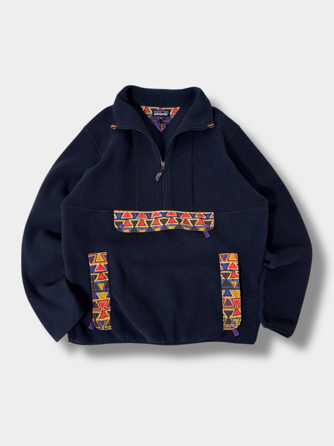 파타고니아 오버사이즈 에스닉 신칠라 하프집 플리스 자켓 상품이미지2