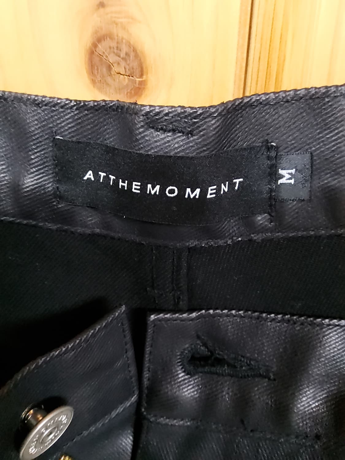 Atthemoment 코티드 블랙진  상품이미지3