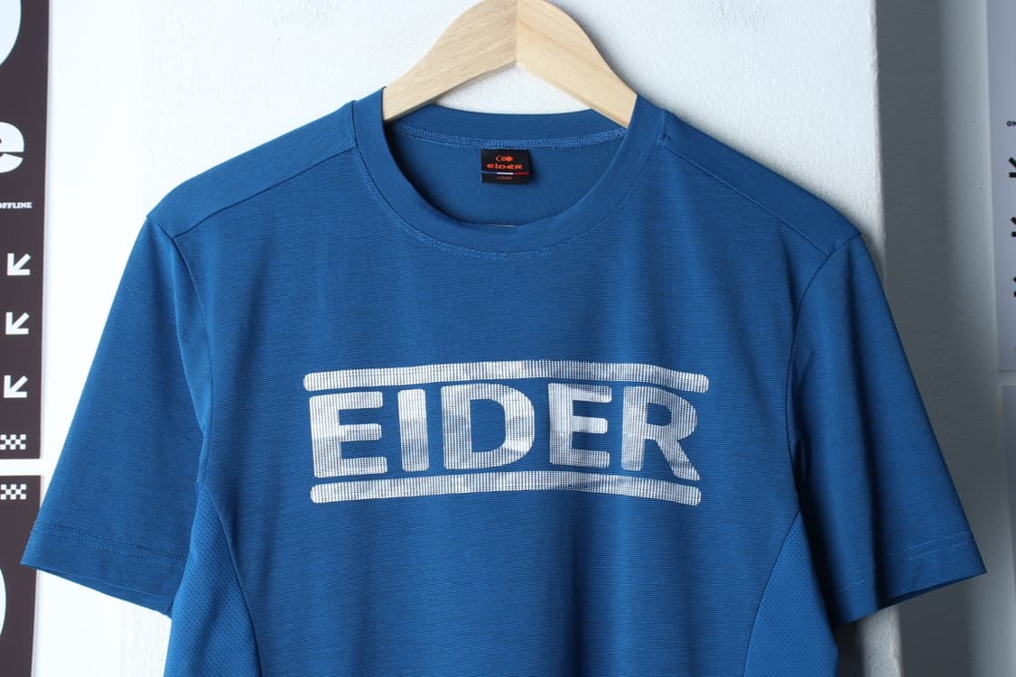(L-XL) 아이더 반팔 티셔츠 기능성 빅로고 블루-H32960 상품이미지3