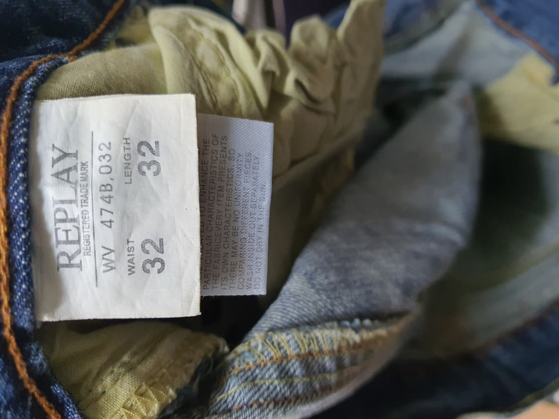 리플레이 빈티지워싱 데님진 32 상품이미지8