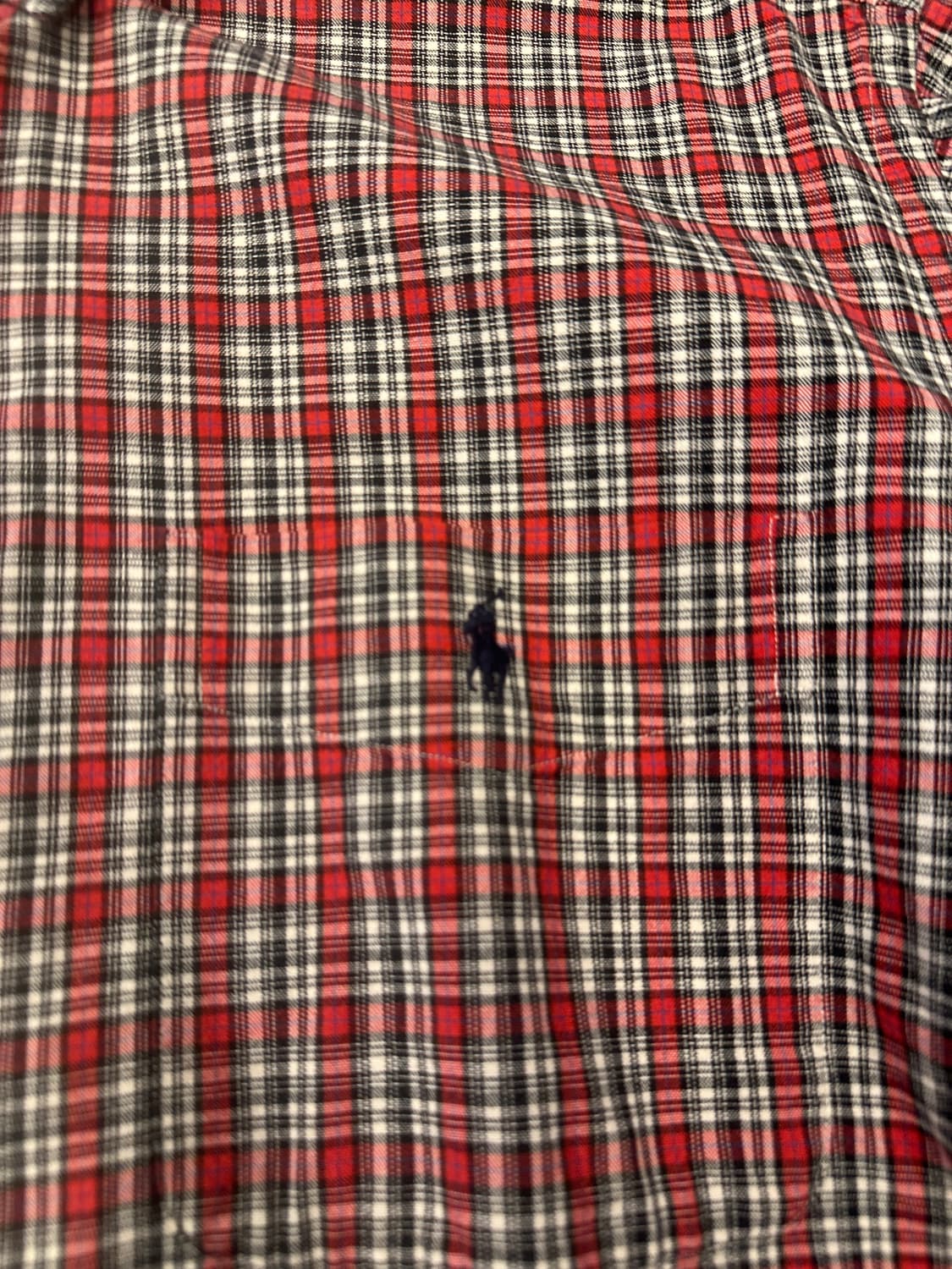 POLO 폴로 랄프로렌 체크 반팔 셔츠 M 상품이미지3