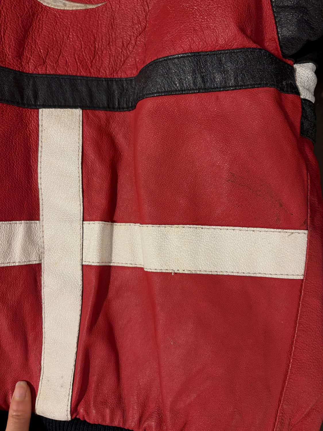VTG 만국기 가죽자켓 상품이미지4