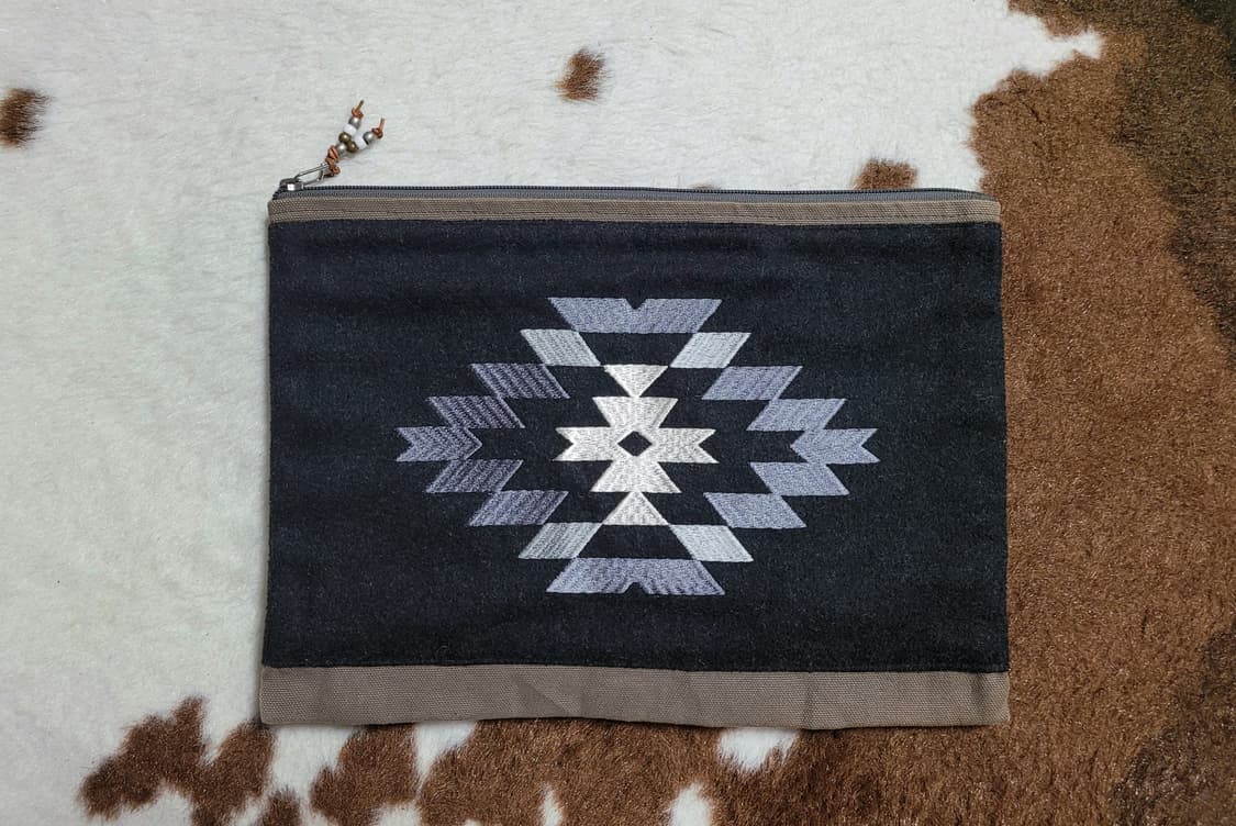 일본 BAYFLOW 나바호 클러치 & 파우치(33cm) 상품이미지1