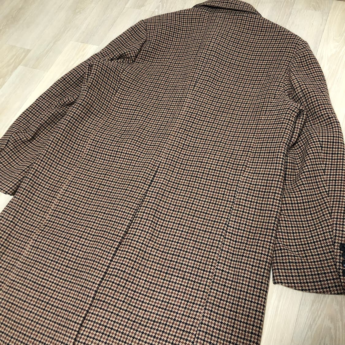 (52) 새상품 노이어 noirer 하운드투스 오버사이즈 맥 코트 상품이미지10