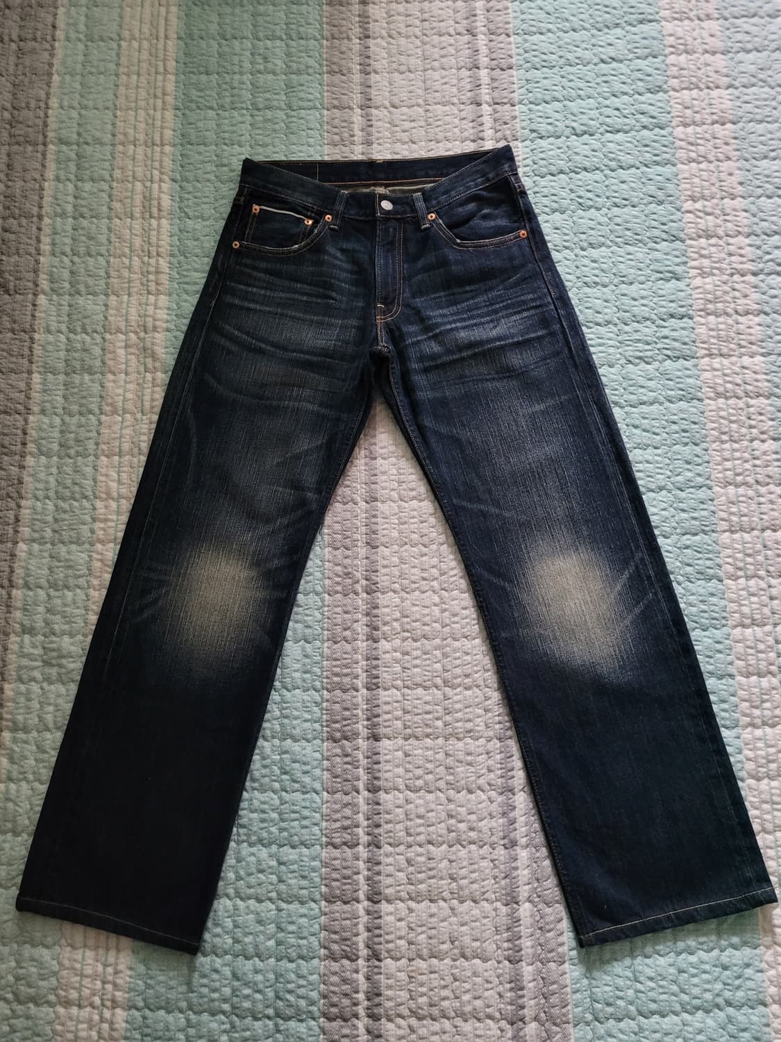 리바이스 503 루즈스트레이트 진청 셀비지데님 탭29 실28사이즈 상품이미지1
