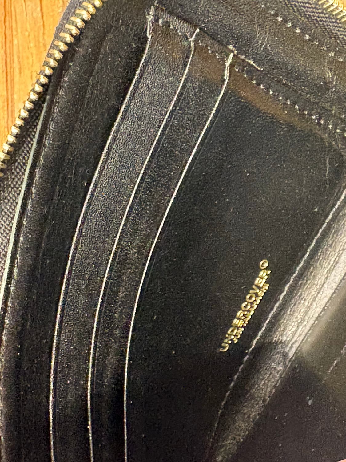 Undercover X Pink Floyd 언더커버 핑크플로이드 레더월렛 상품이미지5