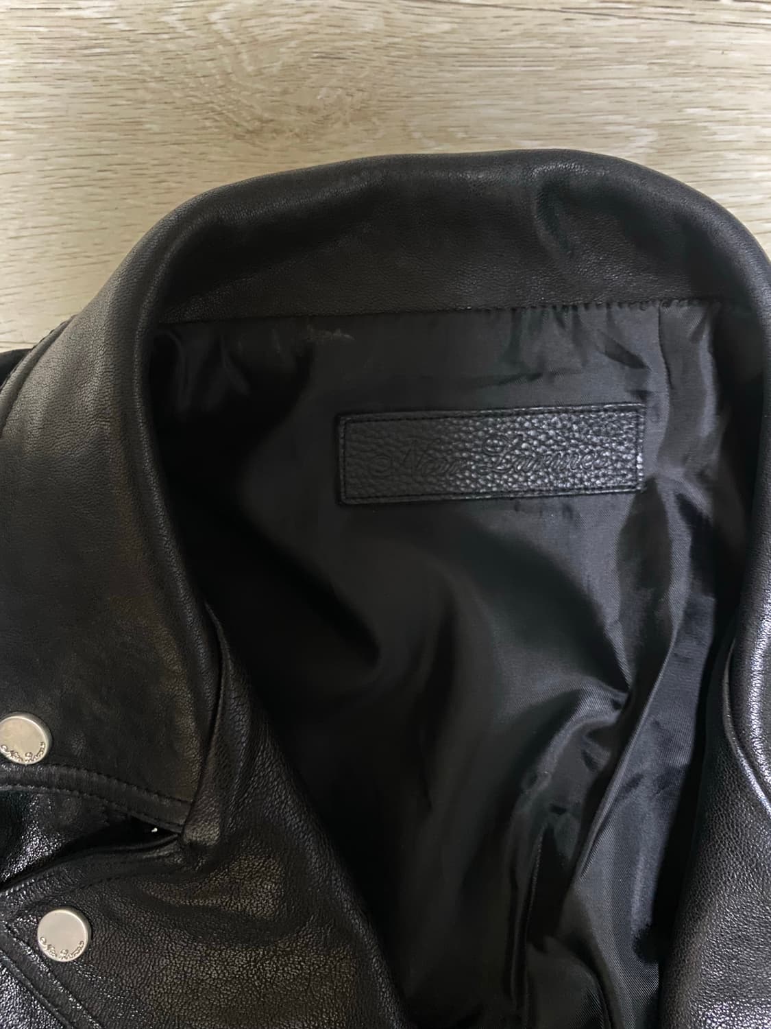 느와르 라르메스 가죽 라이더 자켓 48사이즈 상품이미지7