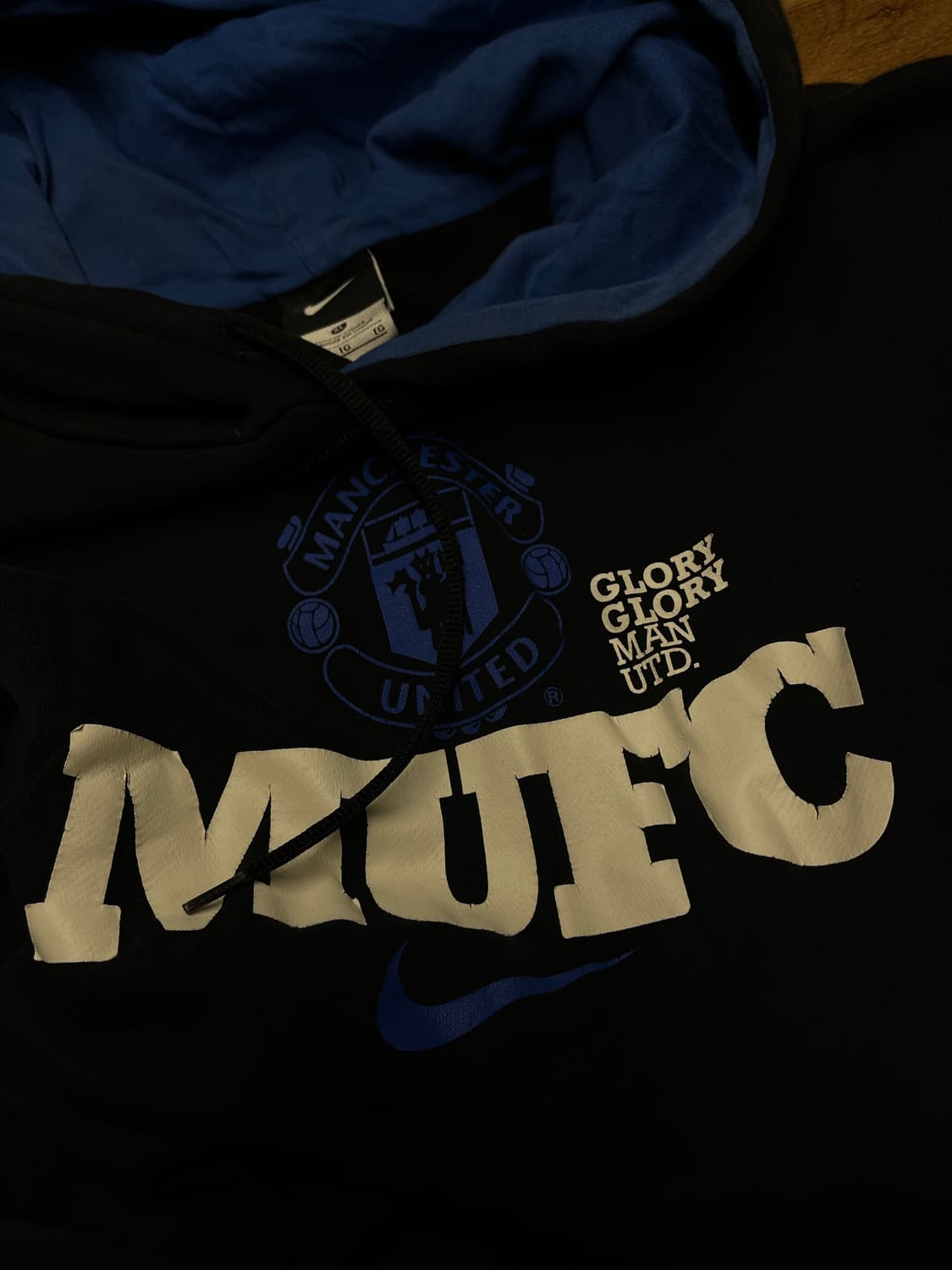 [NIKE] 맨체스터 유나이티드(MUFC) 빅로고 후드티 (XL) 상품이미지1